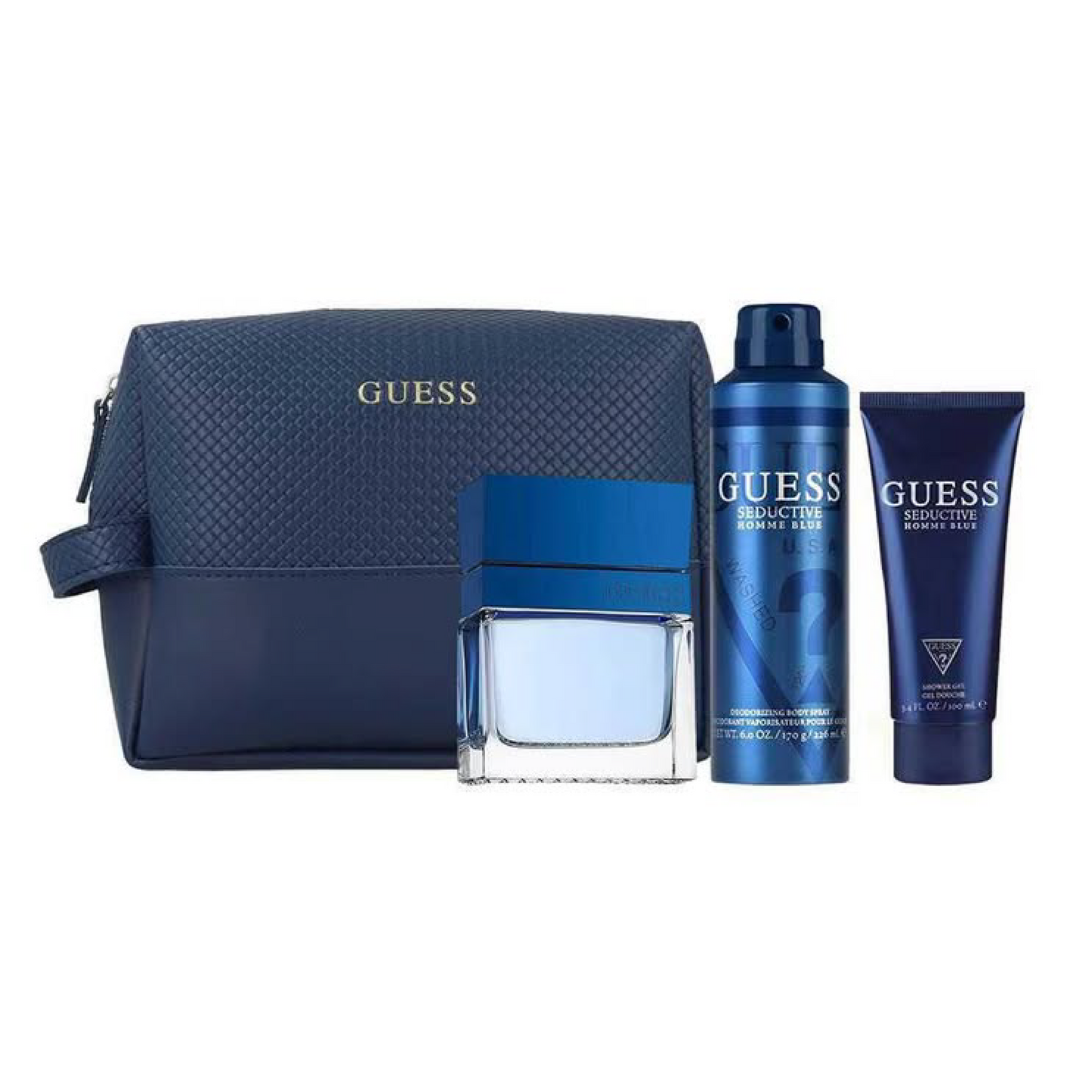 Estuche de Hombre Guess Seductive Blue 4 Piezas